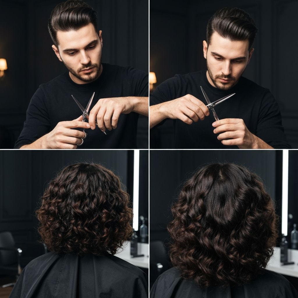 Corte en seco especializado en cabello rizado